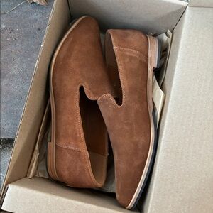 Patina Leather pointed Mules Brand Brown New